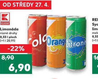 Kaufland Limonáda nabídka