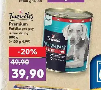 Kaufland Premium paštika pro psy nabídka