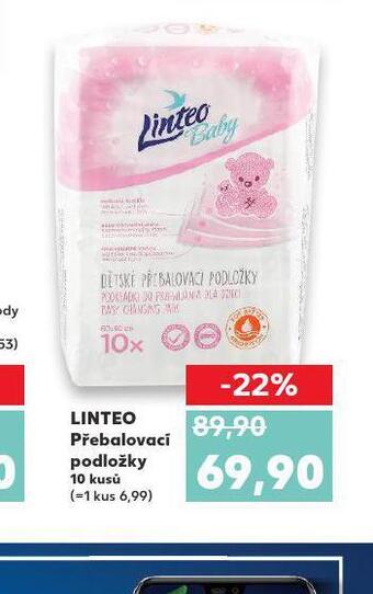 Kaufland Linteo přebalovací podložky nabídka