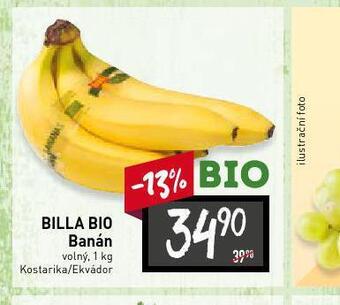 Billa Banány nabídka
