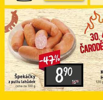 Billa Špekáčky nabídka