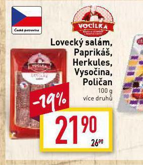 Billa Herkules nabídka
