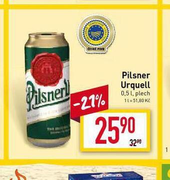 Billa Pivo pilsner urquell nabídka