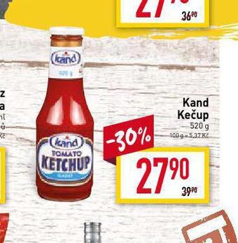Billa Kand kečup nabídka