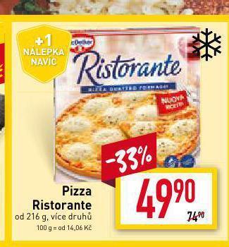 Billa Pizza ristorante nabídka