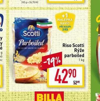 Billa Riso scotti rýže parboiled nabídka