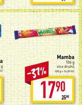 Billa Mamba nabídka