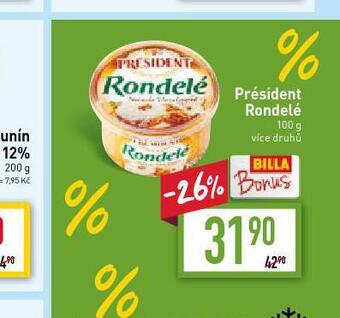 Billa Président rondelé nabídka