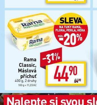 Billa Rama classic, máslová příchuť nabídka