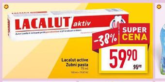 Billa Lacalut aktiv zubní pasta nabídka