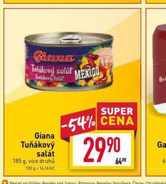 Billa Giana tuňákový salát nabídka