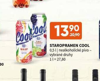 Terno Pivo staropramen cool nealko nabídka