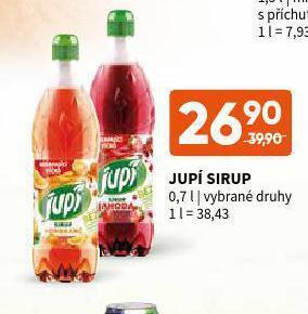 Terno Jupí sirup nabídka
