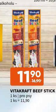 Terno Vitakraft beef stick pro psy nabídka