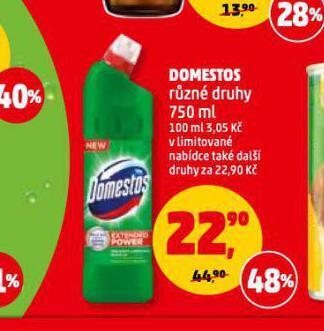 Penny Market Domestos wc čistič nabídka