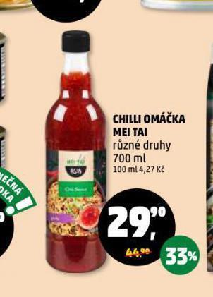 Penny Market Chilli omáčka nabídka