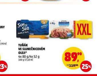 Penny Market Tuňák ve slunečnicovém oleji nabídka