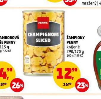 Penny Market Žampiony nabídka