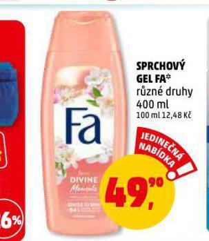 Penny Market Fa sprchový gel nabídka