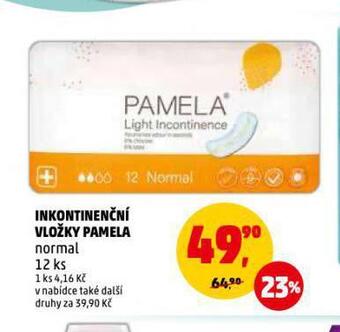 Penny Market Pamela inkontinenční vložky nabídka