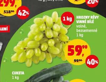 Penny Market Hrozny révy vinné bílé nabídka
