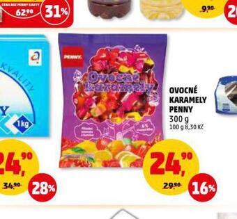 Penny Market Ovocné karamely nabídka