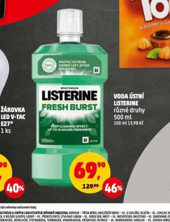 Penny Market Listerine ústní voda nabídka