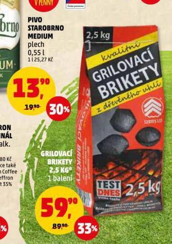 Penny Market Grilovací brikety nabídka