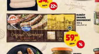 Penny Market Klobásy originál norimberské nabídka