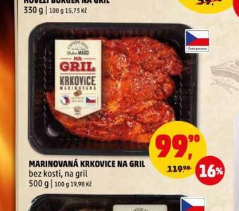 Penny Market Marinovaná krkovice na gril nabídka