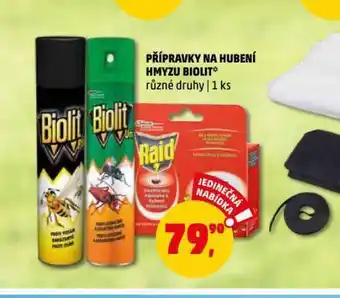 Přípravky na hubení hmyzu biolit