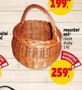 Penny Market Proutěný koš nabídka