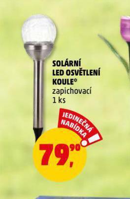 Penny Market Solární led osvětlení nabídka