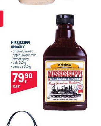 Makro Mississippi omáčky nabídka
