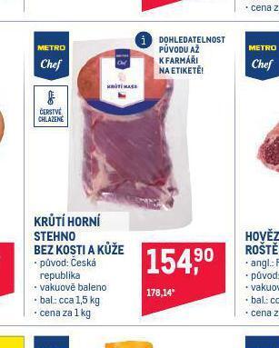 Makro Krůtí horní stehno bez kosti a kůže nabídka