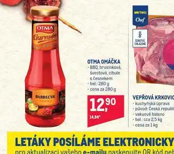 Makro Otma omáčka nabídka