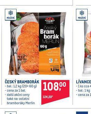 Makro Český bramborák nabídka
