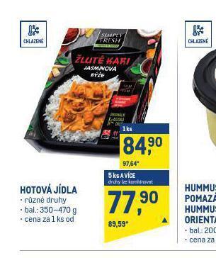Makro Hotová jídla nabídka