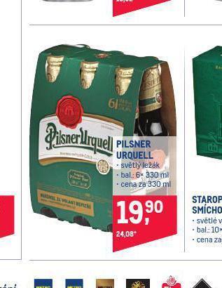 Makro Pivo pilsner urquell nabídka