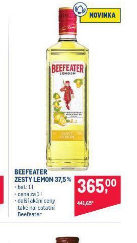Makro Beefeater zesty lemon 37,5% nabídka
