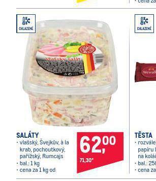 Makro Saláty nabídka