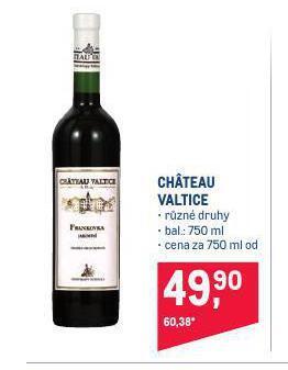 Makro Chateau valtice nabídka