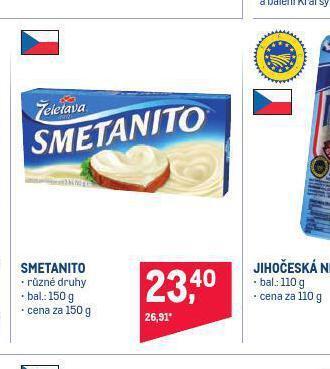 Makro Smetanito nabídka