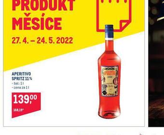 Makro Aperitivo spritz 11% nabídka