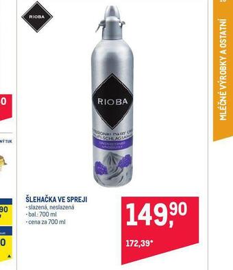 Makro Šlehačka ve spreji nabídka