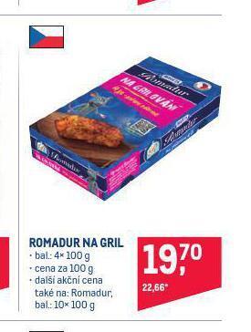 Makro Romadur na gril nabídka