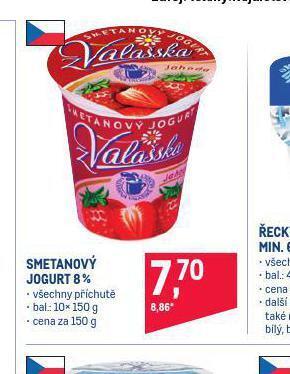 Makro Smetanový jogurt nabídka
