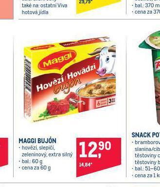 Makro Maggi bujon nabídka