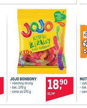 Makro Jojo bonbony nabídka