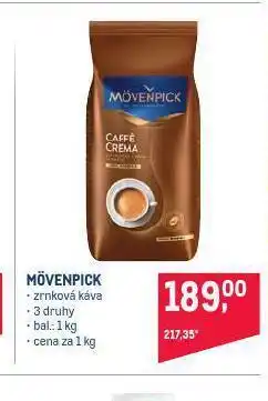 Mövenpick zrnková káva